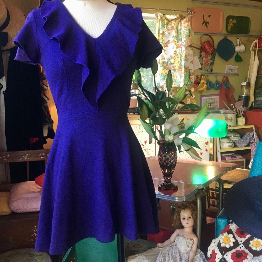 1970s Young Edwardian mini dress